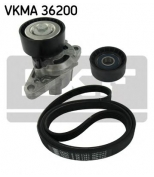 SKF - VKMA36200 - Комплект ремня приводного RENAULT LOGAN/SANDERO 1.4/1.6 +A/C