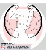 ZIMMERMANN 109901004 Комплект тормозных колодок
