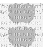 BORG & BECK - BBP1595 - Колодки тормозные (BBP1595)
