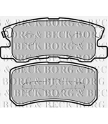 BORG & BECK - BBP1758 - Колодки тормозные (BBP1758)