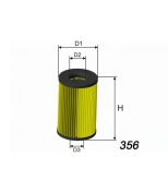 MISFAT - L120 - Масляный фильтр MISFAT