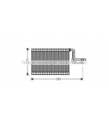 AVA - BWV365 - Испаритель кондиционера 1-Serie E81 * LHD Denso 08/04-