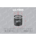 LYNX - LC1905 - Фильтр масляный CHEVROLET Aveo 1.2 08  / Spark 0.8-1.2 05