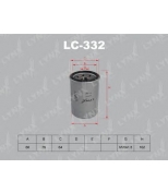 LYNX - LC332 - Фильтр масляный MITSUBISHI Chariot 3.0 99-02/Diamante 2.5-3.0 94-02/Pajero Sport 3.0 98