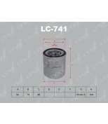 LYNX - LC741 - Фильтр масляный ISUZU Trooper 2.8TD  91