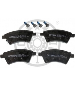 OPTIMAL - 12359 - Тормозные колодки диск пер SUZUKI: SX4 (GY)