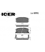 ICER - 140991 - 140991000944001 Тормозные колодки дисковые