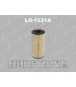 LYNX - LO1531A - Фильтр масляный MERCEDES BENZ C200D-250D(W202) 93-00/E250D(W124) 93-95/E200D-300D(W210) 96-02/G300D(W463) 96