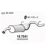 ASSO - 157041 - Глушитель выхлопных газов конечный