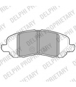 DELPHI - LP2038 - Тормозные колодки LP2038