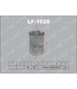 LYNX - LF1028 - Фильтр топливный AUDI 80 1.8-2.3  91/100 1.8-4.2  94/A6 1.8-4.2  97, VW Golf II 1.8  93