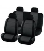 ARNEZI A0508010 Комплект чехлов-рубашек на сиденья с подголовниками Черный с Серым 8пр ARNEZI A0508010