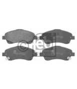 FEBI - 16653 - Колодки тормозные дисковые передние  TOYOTA AVENSIS (T25)