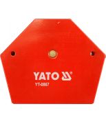 YATO YT0867 Струбцина магнитная для сварки, 34 кг, 30, 45, 60, 75, 90, 135 градусов, 122х136х24 мм