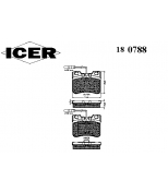 ICER - 180788 - Комплект тормозных колодок, диско
