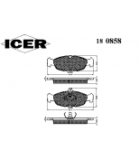 ICER 180858 Комплект тормозных колодок, диско