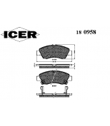 ICER - 180958 - Комплект тормозных колодок, диско