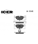 ICER 181141 Комплект тормозных колодок, диско