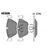 ICER 181296 Комплект тормозных колодок, диско