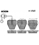 ICER - 181565 - Комплект тормозных колодок, диско