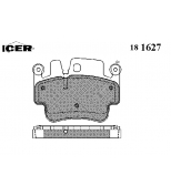 ICER - 181627 - 181627000300001 Тормозные колодки дисковые
