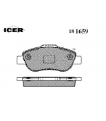 ICER - 181659 - Тормозные колодки (PJ)