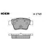 ICER - 181765 - Комплект тормозных колодок, диско