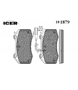 ICER - 181879 - Колодки тормозные дисковые
