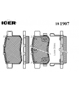 ICER - 181907 - Комплект тормозных колодок, диско