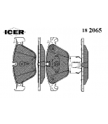 ICER - 182065 - Колодки тормозные