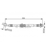 BOSCH - 1987476995 - Тормозной шланг NISSAN  NISSAN ALMERA TINO (V10) 1.8