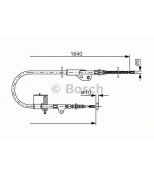 BOSCH - 1987477752 - Трос привода стояночной тормозной системы пр. 96-99 NISSAN Primera P11 1996-2001