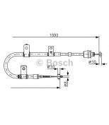 BOSCH - 1987482166 - Фонарь задний правый- внеш OPEL Omega-B ( Sedan ) 99~