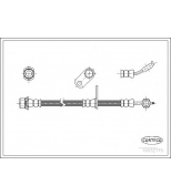 CORTECO - 19032715 - Шланг торм. Fr L Toyota RAV 4 <94-00> 460мм