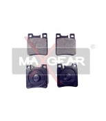 MAXGEAR - 190404 - Комплект тормозных колодок  дисковый тормоз