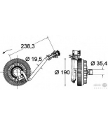 HELLA - 8MV376734021 - Муфта вентилятора радиатора saab 9-7x 4.2 12.05-