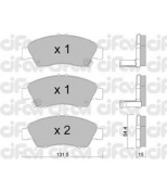 CIFAM - 8221380 - Колодки