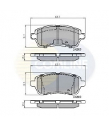 COMLINE - CBP01618 - Колодки дисковые