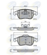 COMLINE - CBP02001 - Тормозные колодки перед Renault Megane III/Scenic III 08-