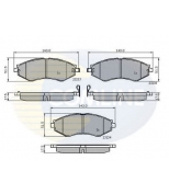 COMLINE - CBP31189 - Колодки пер chv rezzo 05-/ dae nubira 97-/ nubira wagon 97-/ nubir