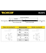 MONROE - ML5872 - Упор газовый