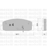 METELLI - 2203020 - Колодки тормозные задние дисковые к-кт MAZDA6/323/626 GD/GE