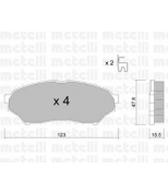 METELLI - 2203970 - Комплект тормозных колодок, диско
