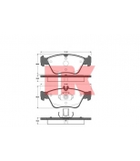 NK - 223330 - Колодки тормозные дисковые 223330