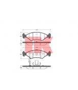 NK - 223519 - Колодки тормозные дисковые 223519