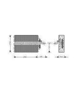 AVA - CNV016 - Испаритель кондиционера Citroen Xantia 93 and amp;gt;