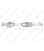 LYNX - CD1416 - Привод в сборе передний R BMW X5 (E53) 3.0-4.4 00-06