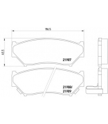 MINTEX - MDB1690 - Колодки торм.пер. Suzuki Vitara