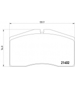 MINTEX - MDB1860 - Колодки торм.пер. Audi 80 RS2 quattro, Porsche 911