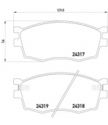 MINTEX - MDB2733 - Колодки тормозные перед. HYUNDAI Accent(MC) / Rio II 1,4-1,6L 05->